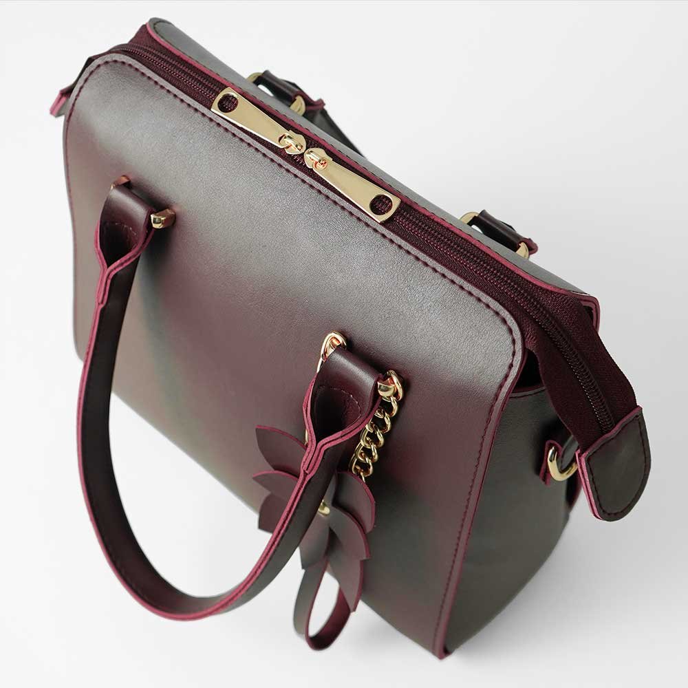 Floweret Bag Maroon - Image 3