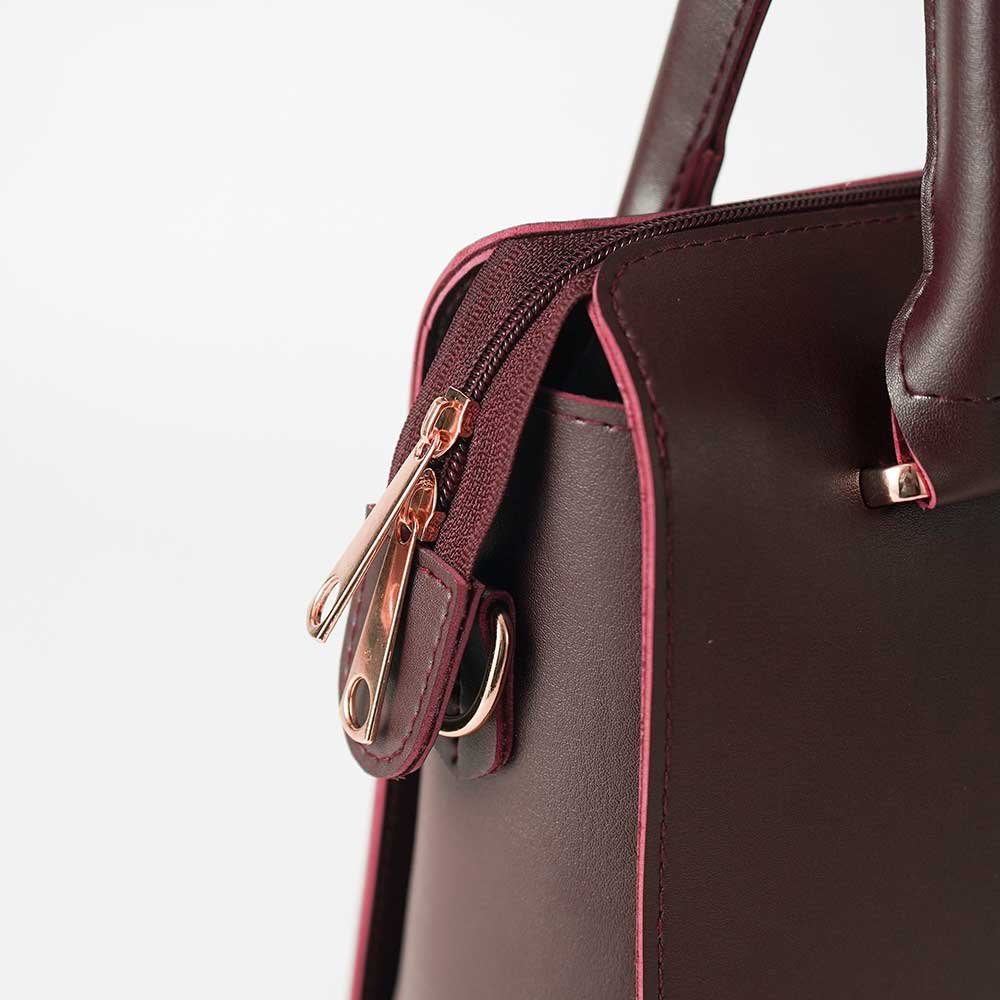 Floweret Bag Maroon - Image 4